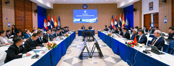 Trạm quan trắc thủy văn trên sông Mê Công tại Lào